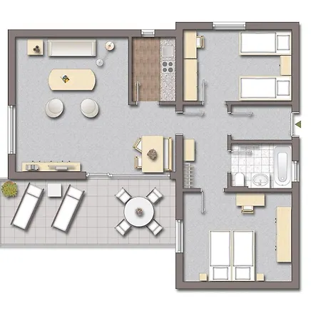 Ferienhaus Kastanie 6 - #127660 道恩